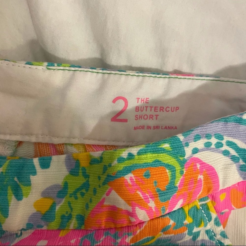 Lilly Pulitzer buttercup shorts casa marina 2 - Picture 5 of 7